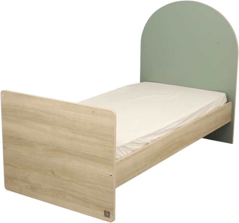 Sauthon Cama juvenil 90x190 - decoración madera roble