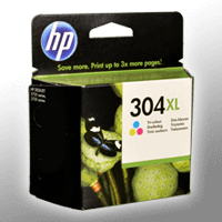 HP Tinte N9K07AE 304XL CMY