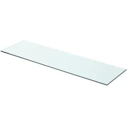vidaXL Regalböden 2 Stk. Glas Transparent 70x20 cm