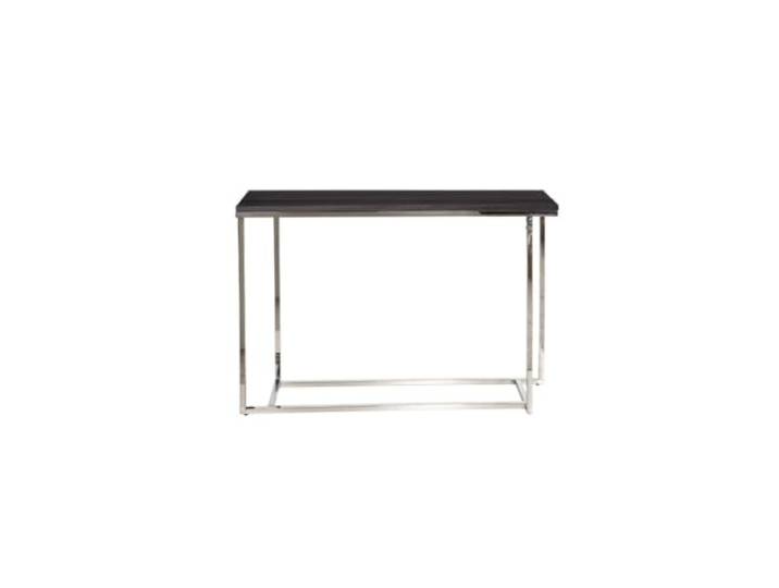 Fink [BRK [DL] LAVIO, Konsoltisch, Edelstahlgestell, Eiche, Espresso, L. 120 cm, B. 30 cm, H. 78 cm
