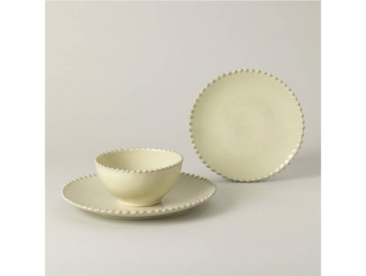 Costa Nova Kombiservice Pearl, Salbeigrün, Keramik, 12-teilig, 800 ml, Handmade in Europe, Essen & Trinken, Geschirr, Geschirr-Sets, Kombiservice