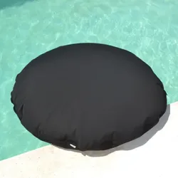 chillisy Badeinsel Ibiza Ø 145 cm  ,Farbe: schwarz