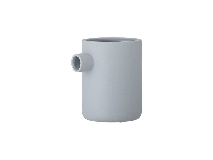 Vase en grès bleu, à poser, fait main, non étanche - Bloomingvill