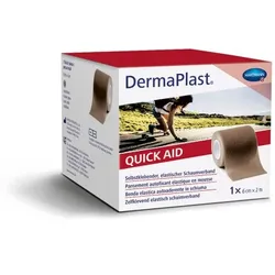 DERMAPLAST Quick Aid Schaumverb.6 cmx2 m hautf. 1 St