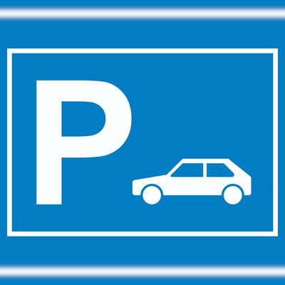 HB-Druck Auto PKW Parkplatz Schild waagerecht A1 (594x841mm)