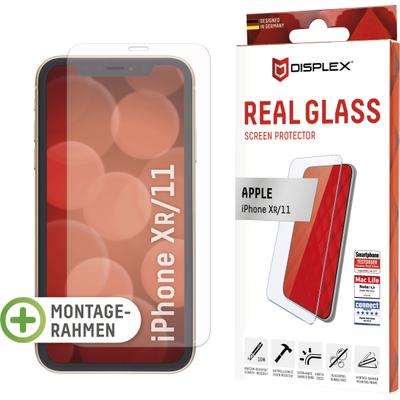 DISPLEX Displayschutzglas "DISPLEX Real Glass Panzerglas für Apple iPhone XR/11 (6,1")", transparent, T:0,33mm, Displayfolien