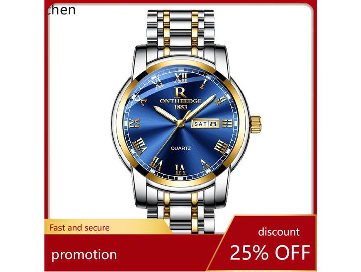 Montre pour homme ZML étanche et lumineuse, montre à quartz en alliage, montre de style haut de gamme pour homme d'affaires