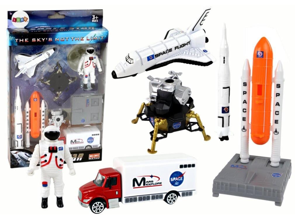 Lean Toys Kleurrijke ruimtespeelgoedset