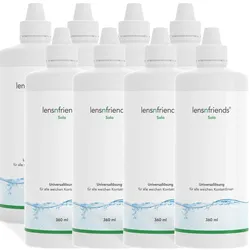 lensnfriends Solo - Kombilösung mit Pro Vitamin B5 (8x 360ml) früher COOL