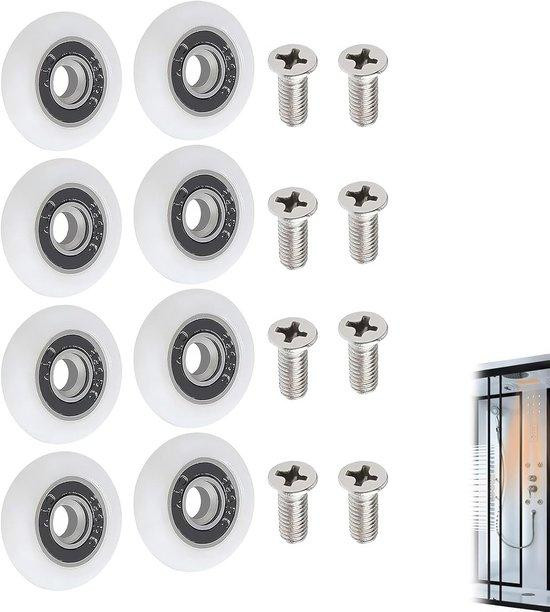 Douchedeur Rollen 19 mm voor Douchecabine
