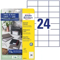 Avery, Etiketten, Universal-Etiketten