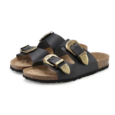 Pantolette FRENCH CONNECTION "Mule, Sandale, offener Schuh, Sommerschuhe, Sandale, Lederpantolette", Damen, Gr. 42, schwarz, Obermaterial: 100% Rindsleder. Decksohle: 100% Rindsleder. Laufsohle: 100% Synthetik, unifarben, Schuhe Pantolette, NEU aus...