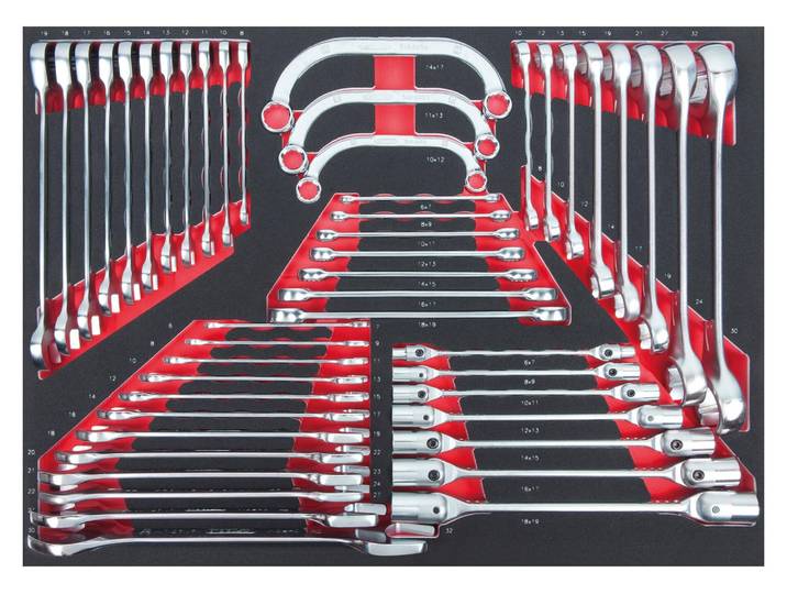 KS TOOLS SCS Jeu de clés 48 pcs. en 1/1 système - 711.0048