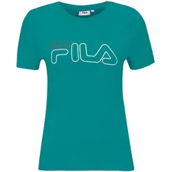 Fila Damen T-Shirt »Schilde« - Damen - Gr. XL - türkis
