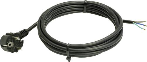 AS Schwabe 70832 Strom Anschlusskabel Schwarz 3.00m