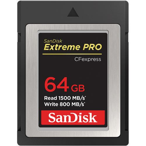 64GB SanDisk Extreme PRO R1500/W800 CFexpress Type B (SDCFE-064G)