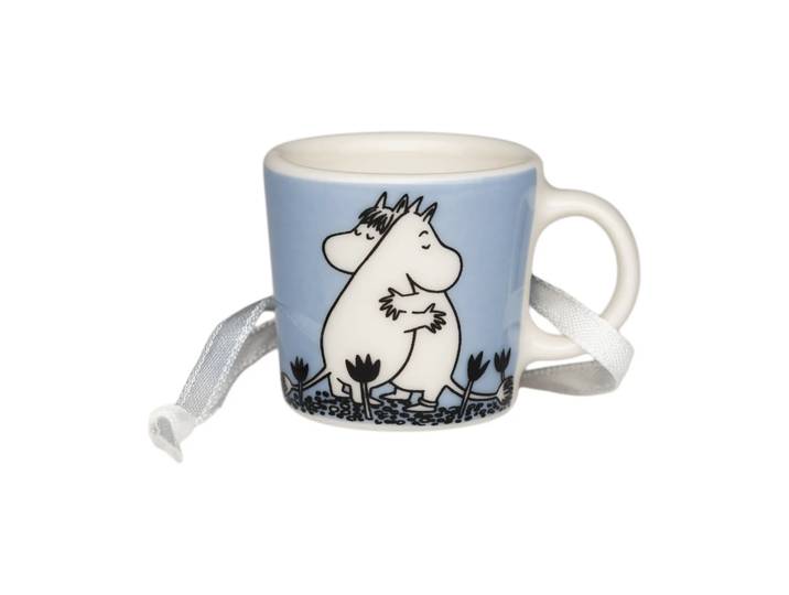 Moomin Arabia Mini mug Moomin Kärlek cadeau boîte Bleu