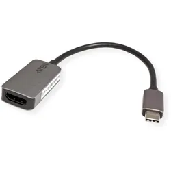 Aten UC3008A1 Grafikadapter USB-C auf HDMI 4K (HDMI, 4.32 cm), Data + Video Adapter, Silber