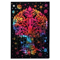 Double Cotton Bedspread + Wall Hanging - Bodhi Tree