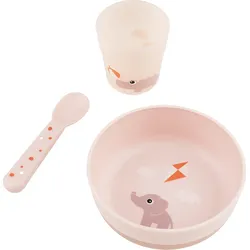 Playground Baby-Geschirr Puderrosa 3 El.