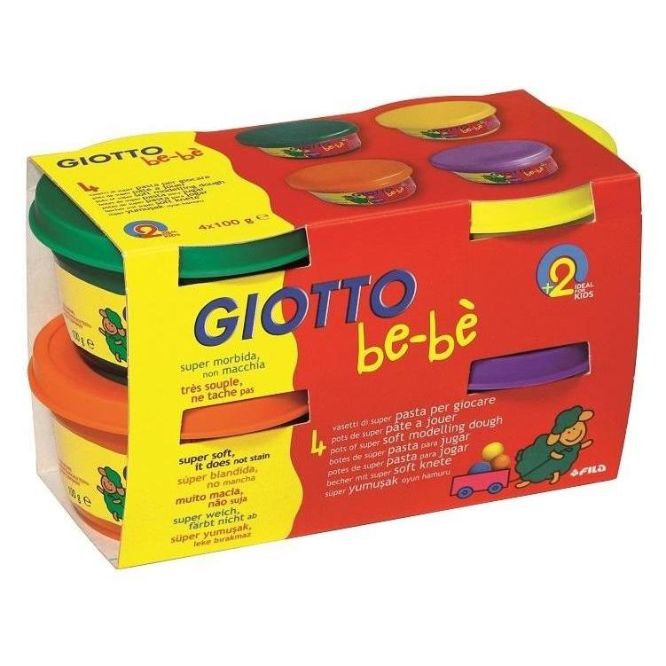 FILA Spielknete 4x100gr BEBE Giotto (464903 ) (464903 FILA)