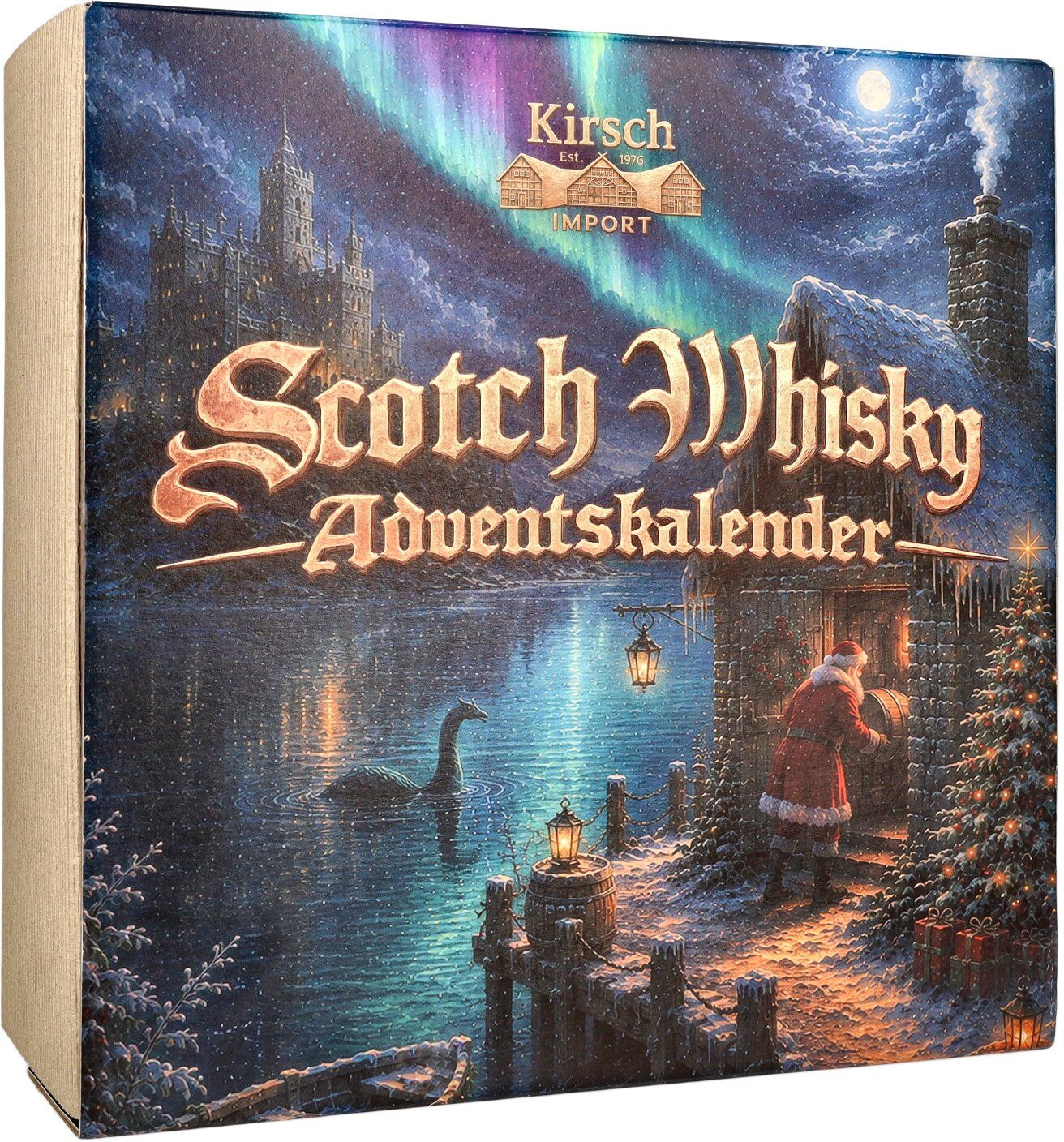 Kirsch Whisky Scotch Whisky Adventskalender 2026 49,1% Vol. 24x0,02l