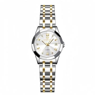 Damen Uhr Damen Charme Luxus Uhr Diamantdekoration Kalenderfunktion Nachtlichtanzeige Damenmode Lässig Uhr beste Damenaccessoires und beste Auswahl für Geschenke zum Muttertag
