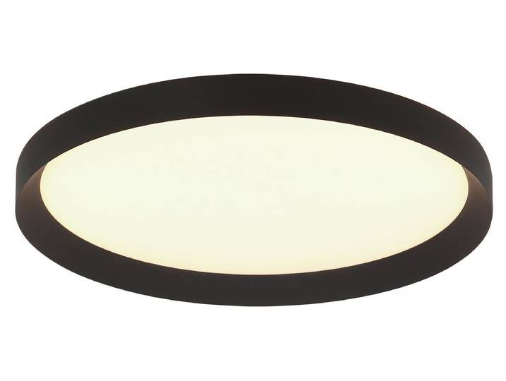 Deckenleuchte - schwarz - Flady - kunststoff metall - Ø 50cm - LED - 3686ZW - Steinhauer