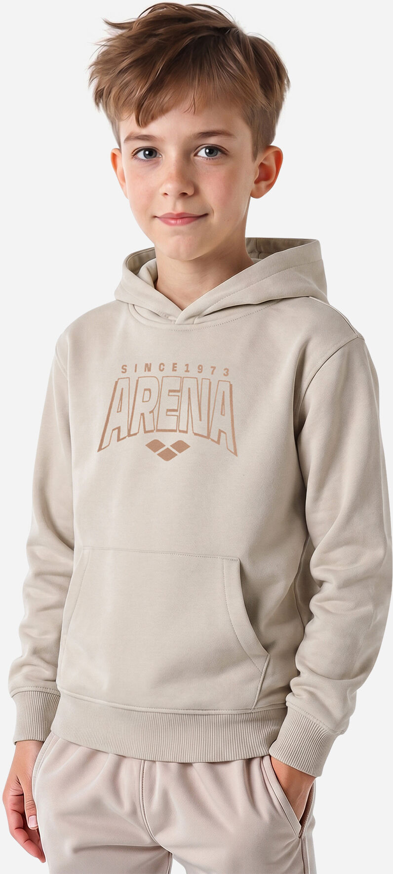Arena Athletic Essential Jr - Felpa - Bianco 10ANNI