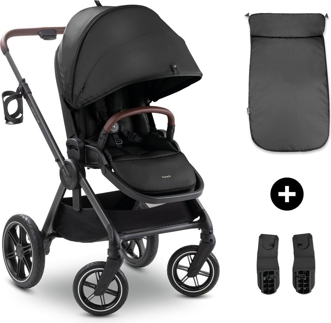Hauck Comfort N Care, Betthimmel, Reisesystem-Kinderwagen, Unisex, Faltbar, Schwarz