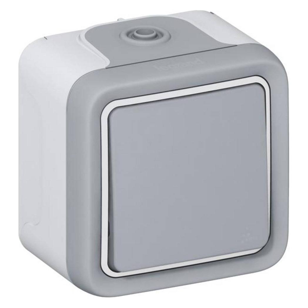 Legrand Plexo Classic Wippschalter Kreuz Feuchtraum Aufputz Plexo 55 (069716)