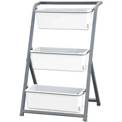Hardin 1fachgut Blumengestell, ca. 60 x 40 x 92 cm - Schwarz