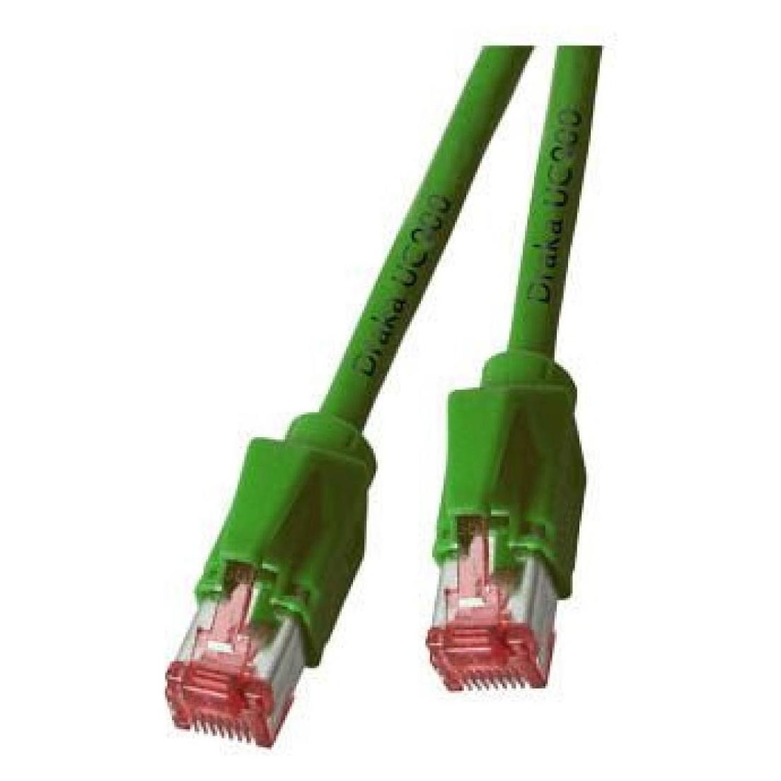 EFB Elektronik Hersteller: RJ45 Patchkab. HRS TM21 S/FTP UC900MHz 0,25 Meter grün Das in Europa gefertigte Cat.6A (S/FTP, CAT6a, 0.25 m) (K8053.0)