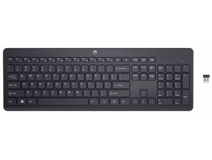 HP 230 Combo Kabellose Tastatur und Maus – Tastatur/Keyboard – schwarz