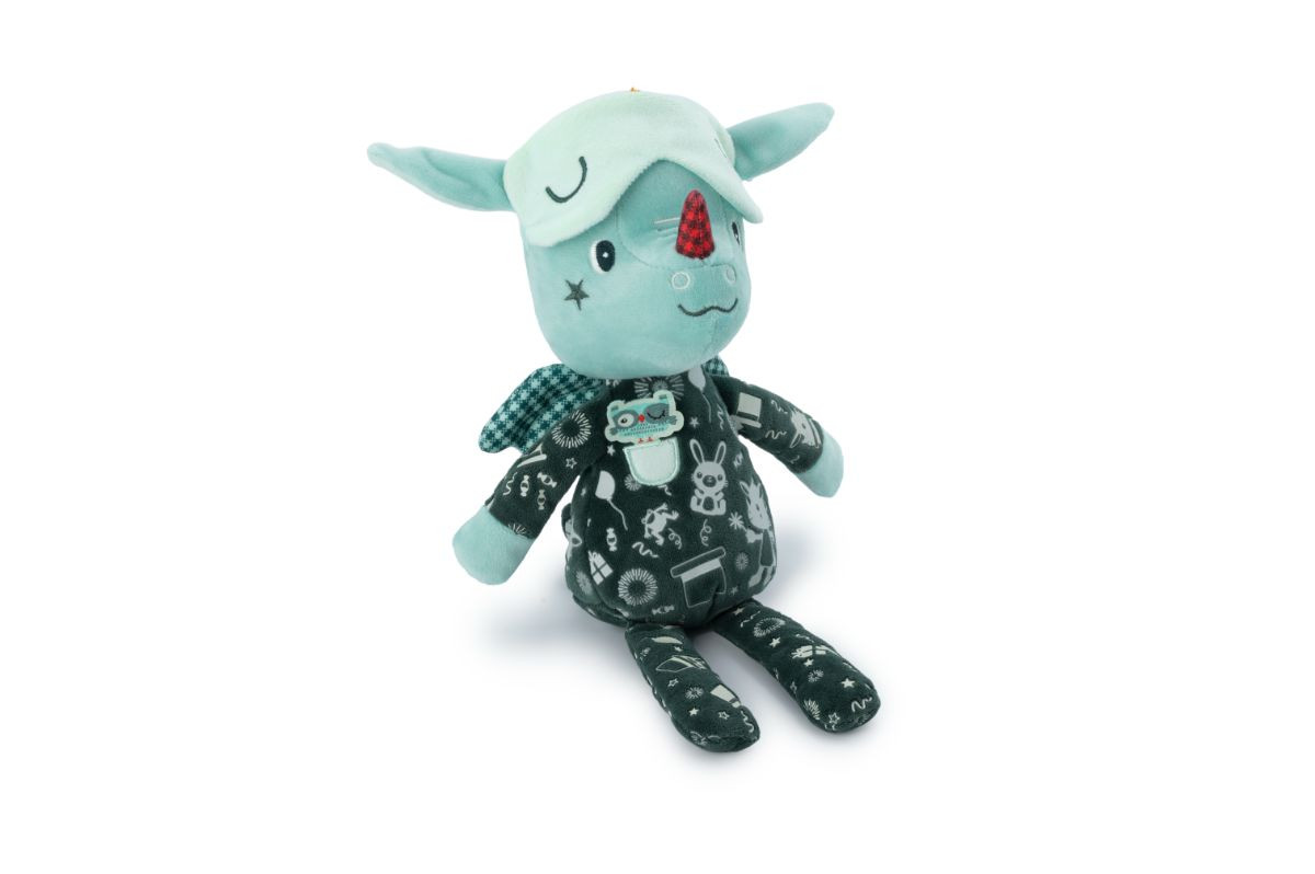 Lilliputiens Knuffel Joe - Slaapvriendje met oplichtende pyjama - 30 cm
