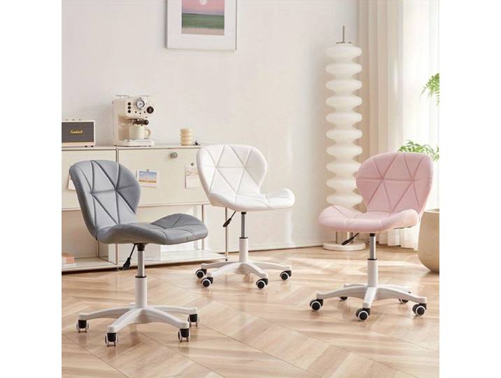 Dortoir chaise d'ordinateur bureau chaise ergonomique chambre coiffeuse chaise pivotante-hauteur réglable, 360 ° Pivotant