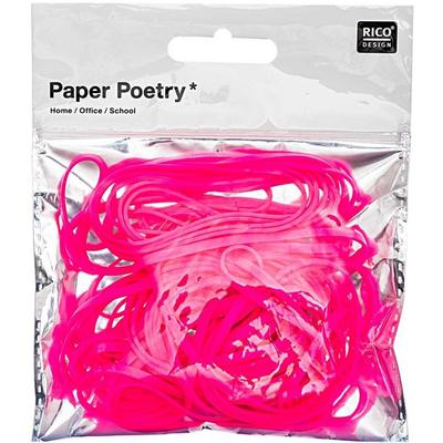 Gummibänder Neon Pink