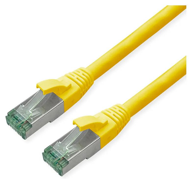 ROLINE RM patchkabel Cat.6A S/FTP (PiMF), geel, 3 meter