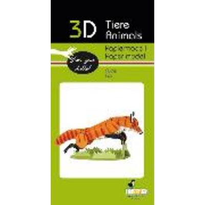 3D Papiermodell. Fuchs