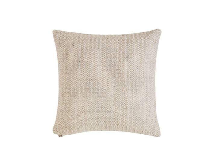Housse de coussin en laine naturel 50x50 cm
