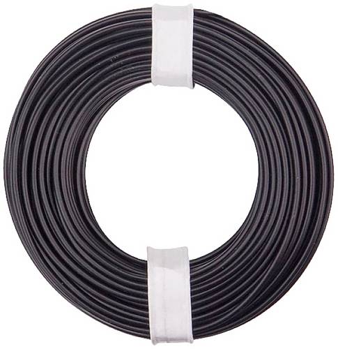 Donau Elektronik 150-011 Litze 1 x 0.50mm² Schwarz 10m