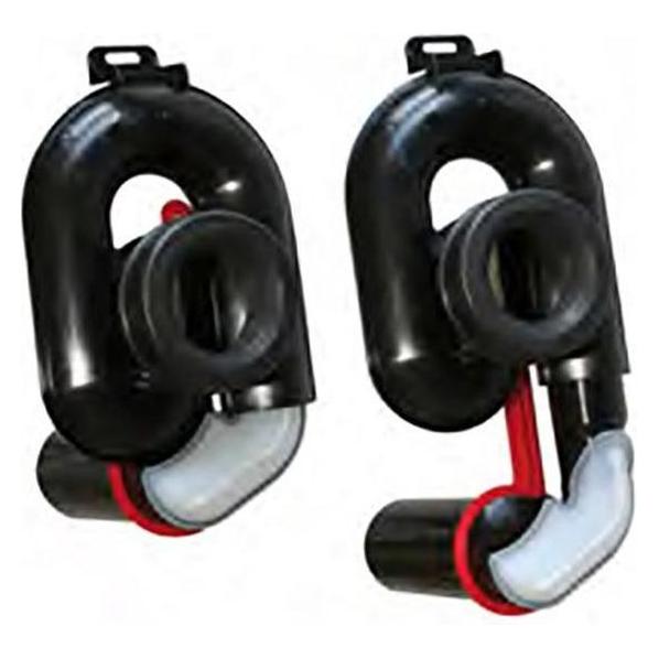 Haas & sohn Urinal-Absaugsiphon OHA 6000 DN 50, höhenverst. um 65mm, waag., sw (6000)