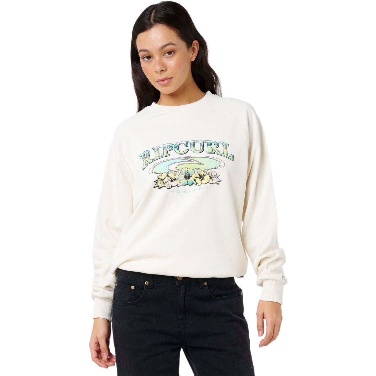 RipCurl Catalina Island Raglan Crew bone (3021) M 0CEWFL-3021-M