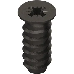 Blum, Möbelausstattung, Systemschraube Senkkopf 6,0x14,5 mm, PZ, Stahl onyxschwarz (1000 Stk.)
