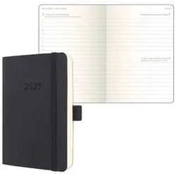 Sigel Buchkalender Tageskalender »Conceptum« 2027 A6 schwarz
