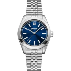 DKNY Essentials Silver Stainless Steel Essentials Silver Stainless Steel DK1L029M0105 - dunkelblau,silber - 32mm