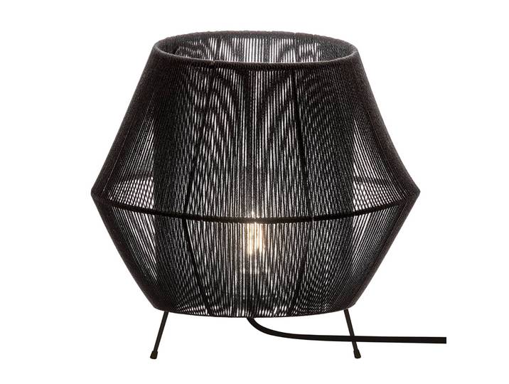 Tafellamp Zaira, zwart, Woon-/ Eetkamer, Scandinavisch, Tafellamp