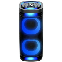 WE Enceinte High Power AUROR avec jeux de lumières, bluetooth, FM, télécommande, Bluetooth Lautsprecher