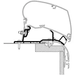Thule Adapter CARAVAN ROOF TOP LED - 4.25M