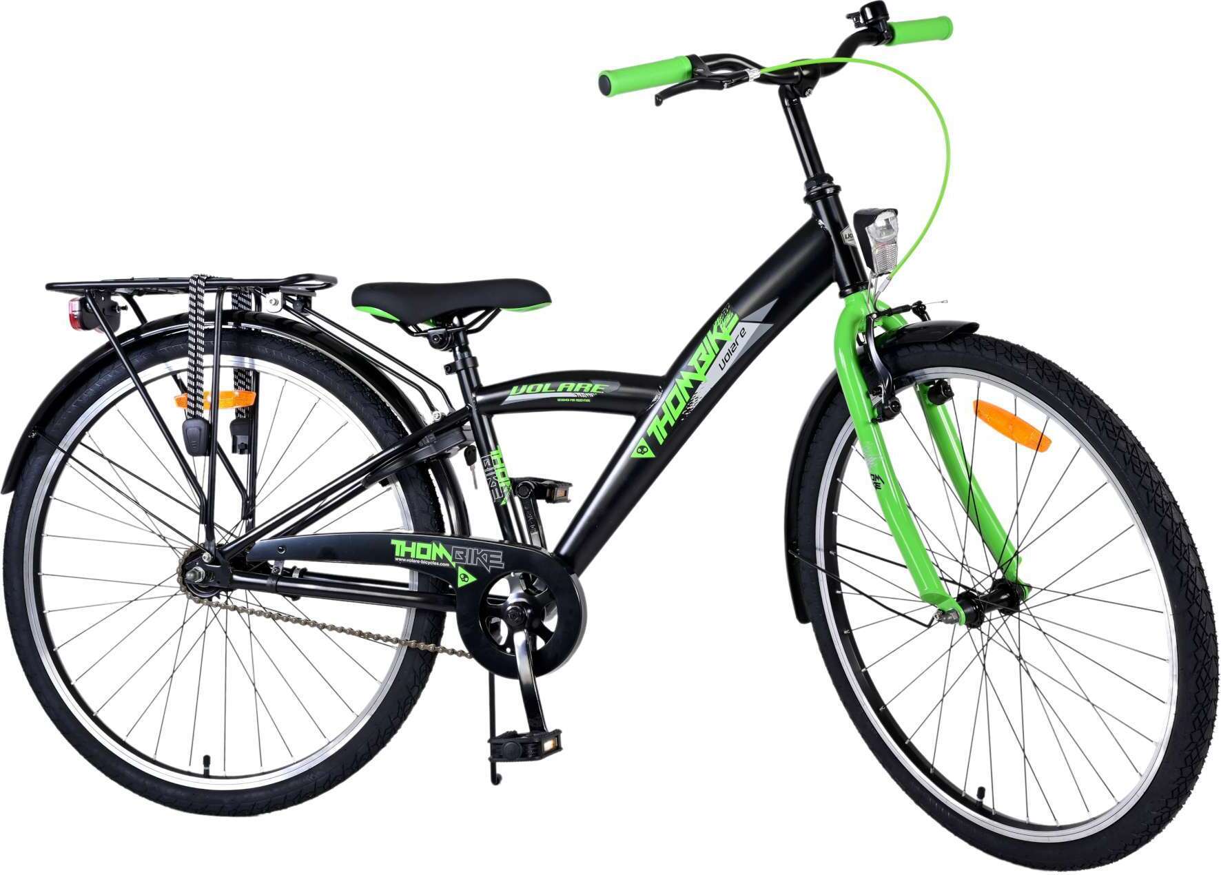 TPFSports Thombike Kinderfahrrad - Jungen - 26 Zoll - Rücktritt + Handbremse - Grün